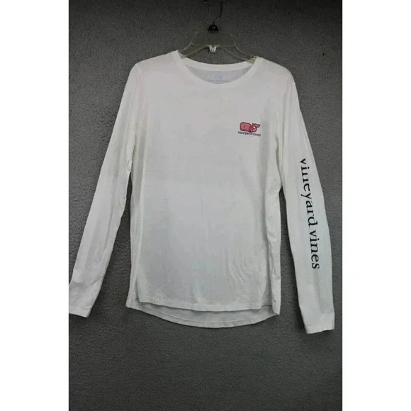 Vineyard Vines Women's Long Sleeve Tee-Shirt-"We're #1"-Logo-Size Medium - Picture 1 of 7